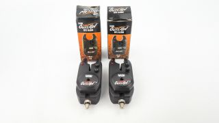 Set Of 2 Boxed Nash Outlaw Bite Alarms