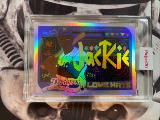 Topps Project 70 312 Jackie Robinson By Brittney Palmer Rainbow Foil 23/70
