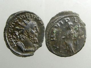 Victorinus Ae / Bl Antoninianus_gallic Empire Of Rome_brilliant General