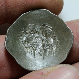 Byzantine Coin Manuel I Comnenus1143 - 1180 Ad Constantinople Billon Aspron Trachy