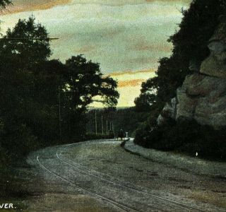 The Ridge Kinver Postcard Antique Landscape Land Mark History Horse Cart
