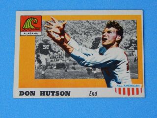 1955 Topps All American 97 Don Hutson Rc Sp Green Bay Packers Hof