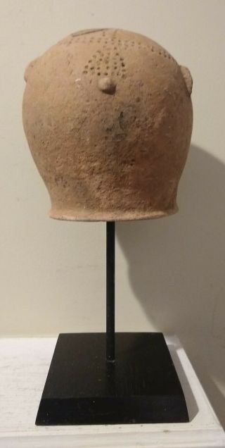 Museum Quality Ancient Bura Head Pot - Mali - 11th Century Ad