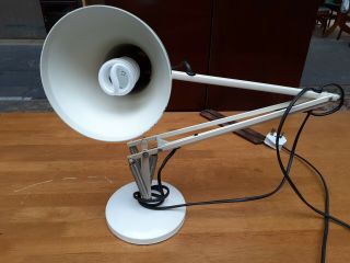 Vintage Anglepoise Style Cream Colour Desk Lamp