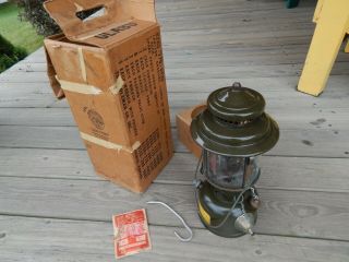 1965 Us Army Coleman Mil - Spec Quadrant Gas Lantern W/parts Vietnam