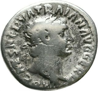 Lanz Rome Ar Denarius Trajan Victory Wreath Palm @ba1024