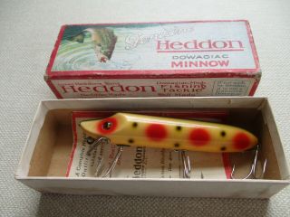 Heddon Strawberry Spot Vamp In Correctly Marked Box W/paper