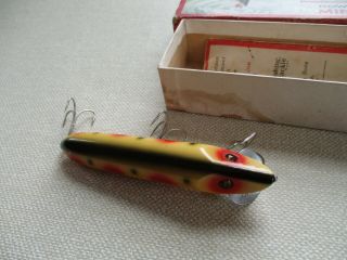 Heddon Strawberry Spot Vamp in Correctly Marked Box w/Paper 2