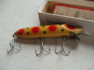 Heddon Strawberry Spot Vamp in Correctly Marked Box w/Paper 3