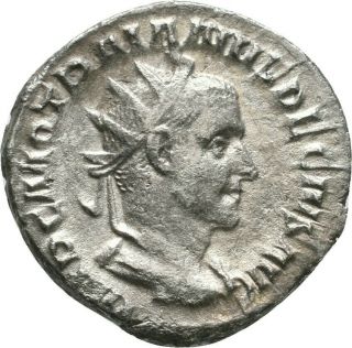 Lanz Rome Ar Antoninianus Trajan Decius Emperor Pannoniae Vexillum @ba1275