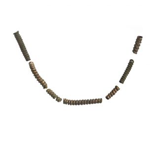 Selten: Keltische Spiral Perlen Kette Aus Bronze,  Antike Kelten Nachlass RaritÄt