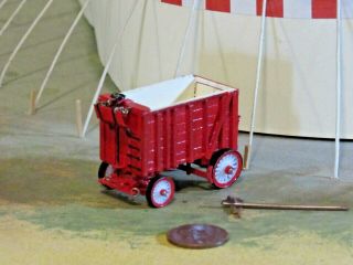 Ho Scale Circus / Carnival Canvas Wagon For Model Train Layouts & Displays