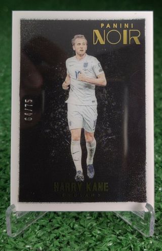 2016 - 17 Panini Noir Soccer Harry Kane /75