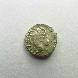 Ancient Celtic Uncertain Silver Obol Circa 100 Bc (461)