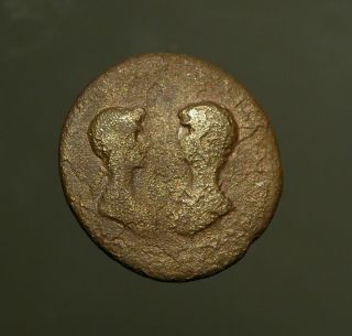 Z - 690e Nero,  With Agrippina Junior.  Ad 54 - 68.  Æ Struck 54 - 59ad Phrygia,  Apameia