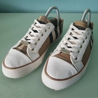 Burberry Vintage Check Sneakers Womens Size 38