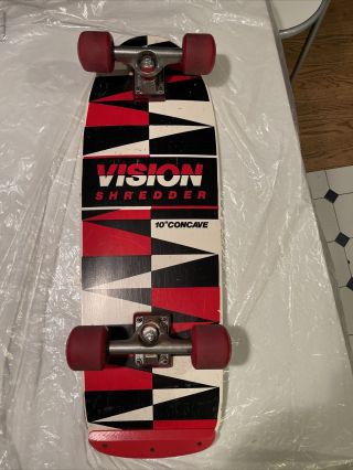 Vision Shredder 10” Concave Skateboard