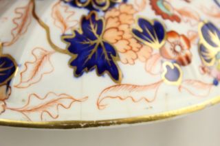 Antique English Regency IMARI Porcelain Lidded Sauce Tureen Early 1800s Derby 6
