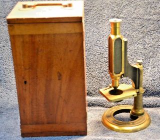 Antique c1860s Smith Beck & Beck Universal Brass Microscope London LOOK 2