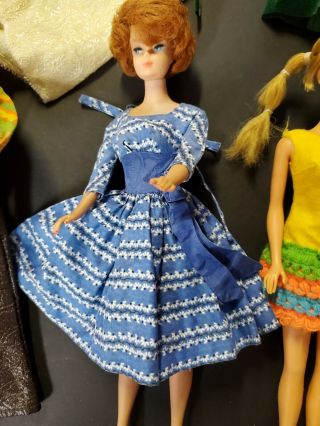 Vintage Barbie MOD Francie HTF Sears Exclusive ORANGE COAT & MOD CLOTHING 5