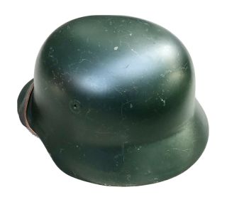 Antique Vintage Ww2 Germany Military Issue Front Seam Helmet Steel Pot Army Old