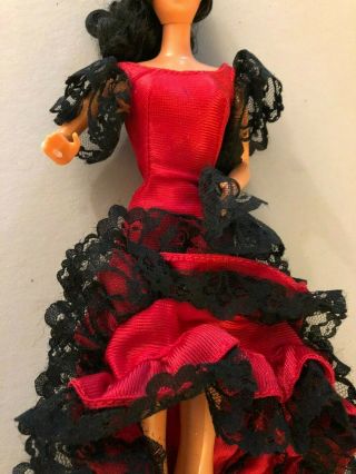 1982 Spanish Barbie doll of the world DOTW Outfit 80 ' s Superstar era 3