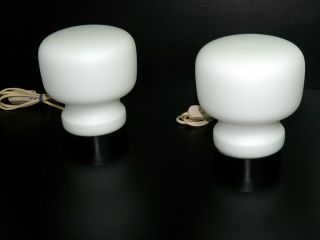 2 pretty vtg.  Table - /Bedside - Lamps,  Peill & Putzler,  Germany 1960 ' s 2