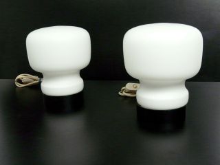 2 pretty vtg.  Table - /Bedside - Lamps,  Peill & Putzler,  Germany 1960 ' s 4