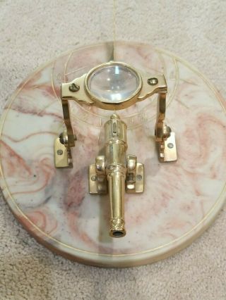 Vintage - Brass Sundial Black Powder Signal Cannon - " Kit " - (not Assembled)