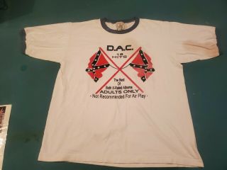 Vintage David Allan Coe Shirt Outlaw Country Single Stitch Adults Only X - Rated