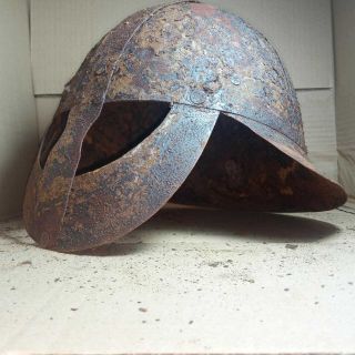 Viking Helmet Anglo - Saxon / Hiberno - Norse Scandinavian Iron Helmet 8 - 11 Ct.  Ad