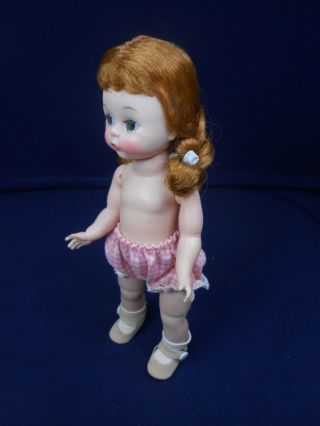 Vintage Madame Alexander Kin with Auburn Pigtails with Blue Bows - MINTY 5