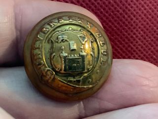 Trinity College,  Dublin,  University Club Button 25mm Brass Comyns & Son,  Ireland