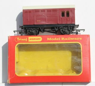 Triang Hornby R.  123 Horse Box White Roof Mmtrains Mm11