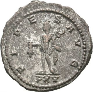 Lanz Roman Empire Gallienus Antoninianus Antioch Mercury Billon 3,  71g §hl1270