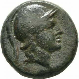Ancient Greece 2 - 1 Cent Bc Aeolis Aigai Athena Zeus