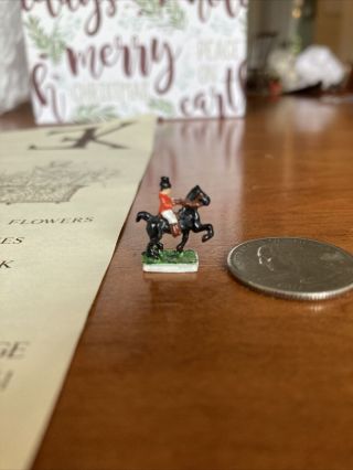 Eugene Kupjack Equestrian Miniature Metal Figurine 1980 1:12