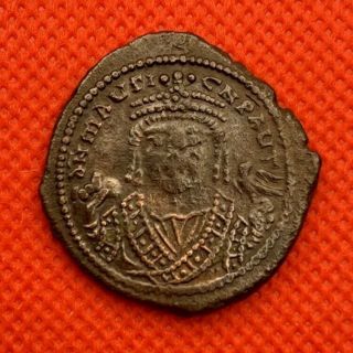 153 Byzantine Empire - Maurice Tiberius 582 - 602 A.  D.  - 30mm - 10.  74g