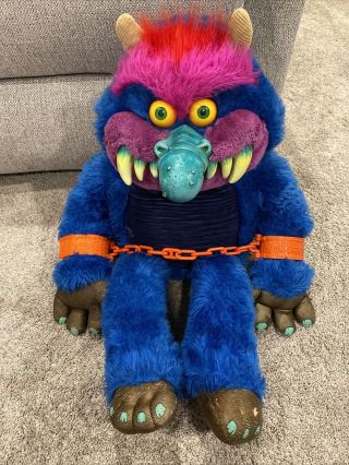 Vintage 1986 My Pet Monster With Handcuffs,  Rare