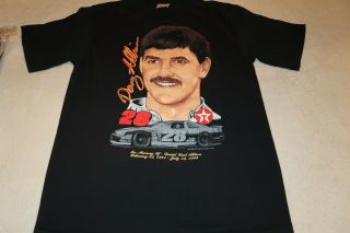 Davey Allison In Memory Of T Shirt Mens Made In Usa Vintage Size Mens Large