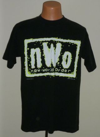 Vintage 1998 World Order (nwo) Wcw Wrestling T Shirt - Size L