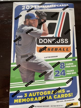 2021 Panini Donruss Hobby Baseball Box