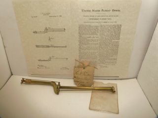 27 Of 27 Us Patent Model 52038 1/16/1866 Steam Trap Brass Models $10