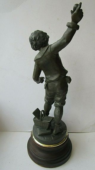A Bronzed Spelter 19th Century Figures by Louis A Moreau 3