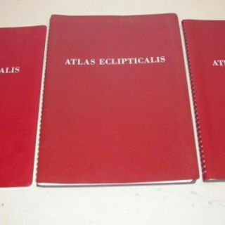 Set Of Three Star Atlases Borealis,  Eclipticalis,  And Austrailis By Becvar