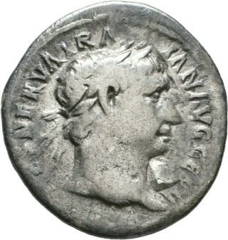Lanz Rome Ar Denarius Trajan Victory Wreath Palm @qqq1762
