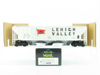 O Scale 2 - Rail Weaver U3608 Lv Lehigh Valley 3 - Bay Discharge Hopper 50915