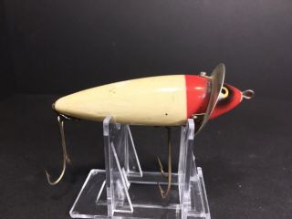 Heddon 210 Surface Lure Antique Vintage Early Wood Gold Eye Old Fishing Dowagiac