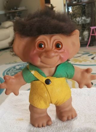 Vintage Thomas Dam 8 " Boy Troll Doll 1960 