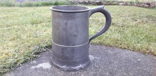 Victorian Vr Pewter Quart Tankard Mug Jabbo Co Ltd A/f